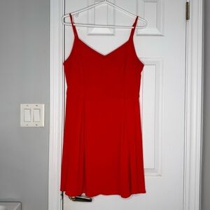 Dynamite Sleeveless Red Women's A-line Dress